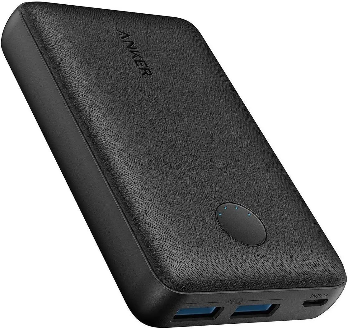 Anker PowerCore choose Powerbank, 10000mAh, 2Port PowerIQ 12W + 10W, black Ultra portable phone charger portable charger