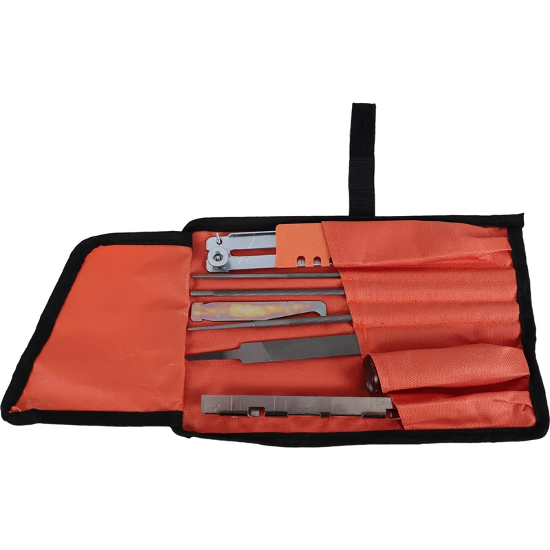 Picture 3: 【Promotion】10 Piece Chain Saws Sharpening File Kit, File Kit For Sharpening Saw Chains, Contains File Sharpening Guides Depth Ga