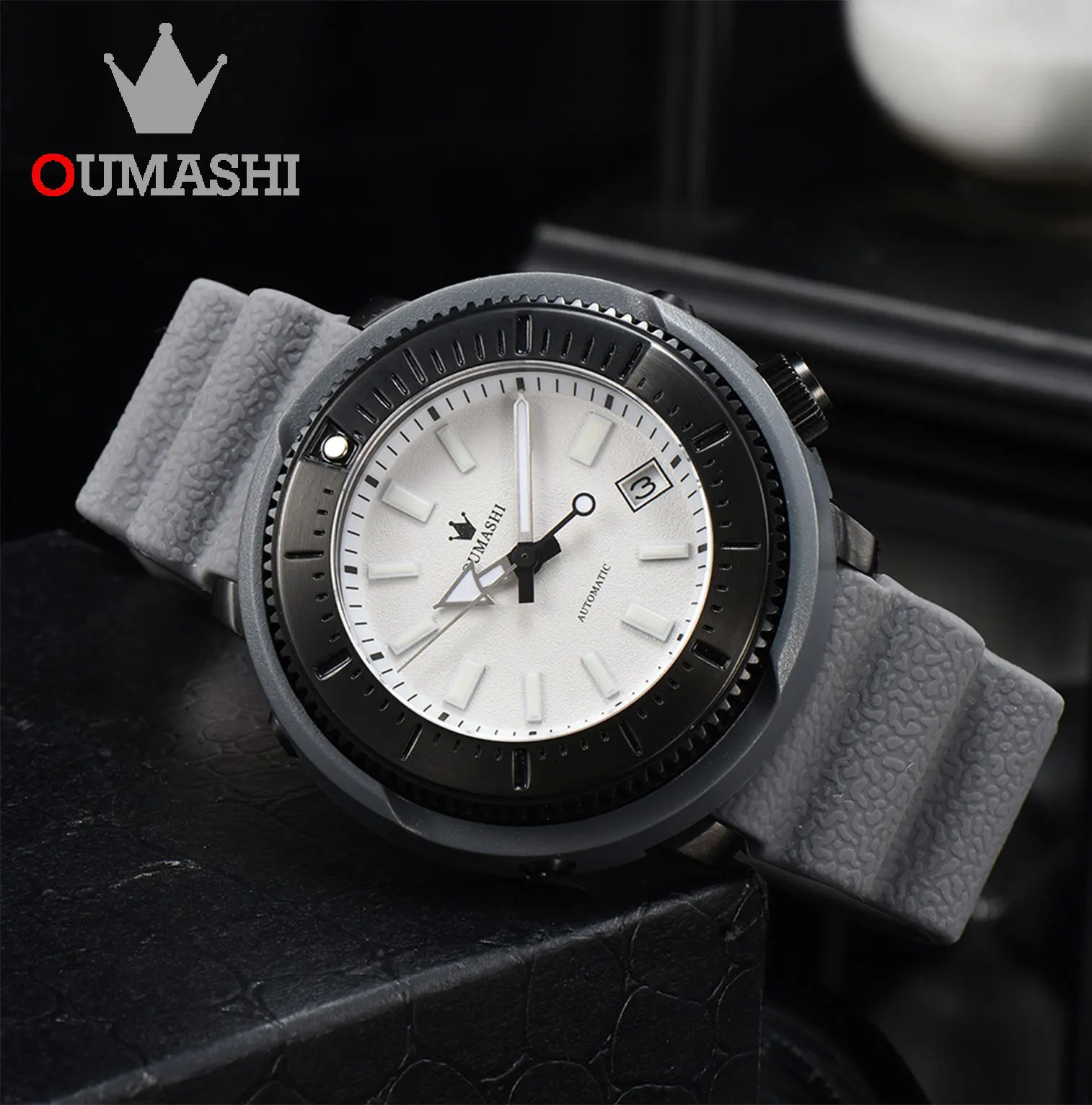 OUMASHI Men's Watch GS Series Luxury automatic NH watch 35 Stainless steel watch sapphire glass life waterproof watch