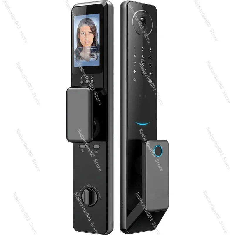 

Facial recognition fingerprint lock anti-theft door cat eye visual password smart door graffiti smart
