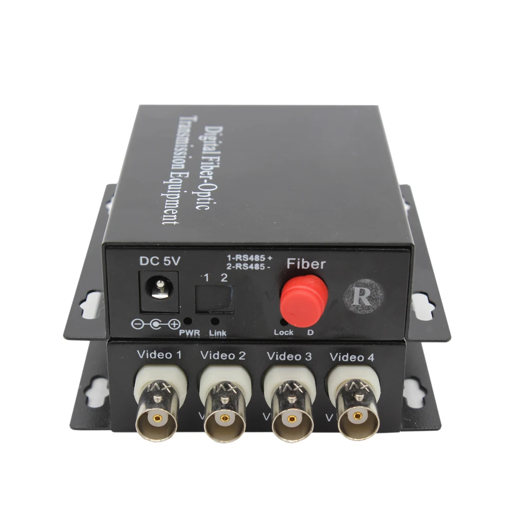 

Low Price Fiber Optic Digital CCTV Video Converter 4 Ports Digital CCTV Converter Twisted Pair Fiber Optical Video Transceiver
