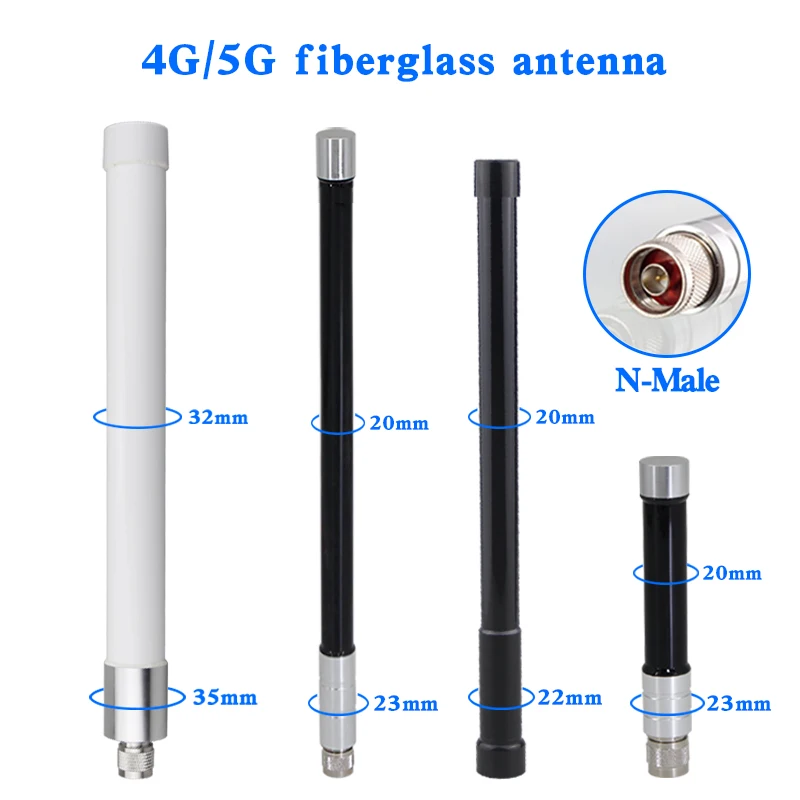 

LTE 4G 5G base station fiberglass antenna Omni high gain remote transmission antenna for DTU module amplifier router antenna