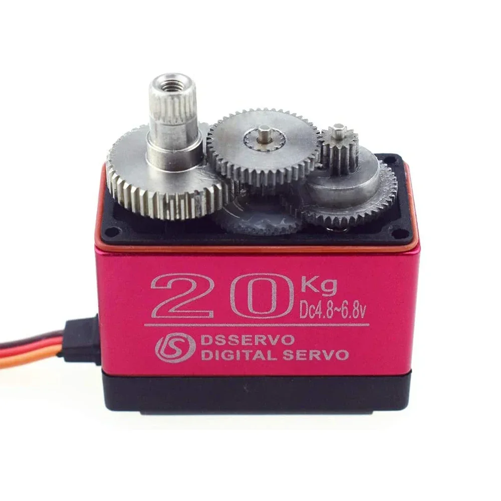 DS3218 Pro Servo Digital 20KG 180/270 grados de alta velocidad Dsservo IP66 impermeable Baja Metal Gear 25T brazo para 1/8 1/10 1/12 RC Car