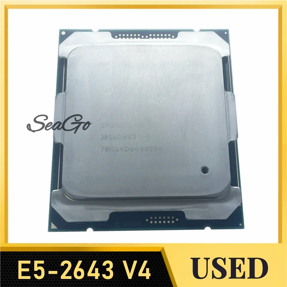 E5-2643V4 Xeon E5 2643V4 3.40GHZ 6-Core 20MB E5 2643 V4 FCLGA2011-3 TPD 135W