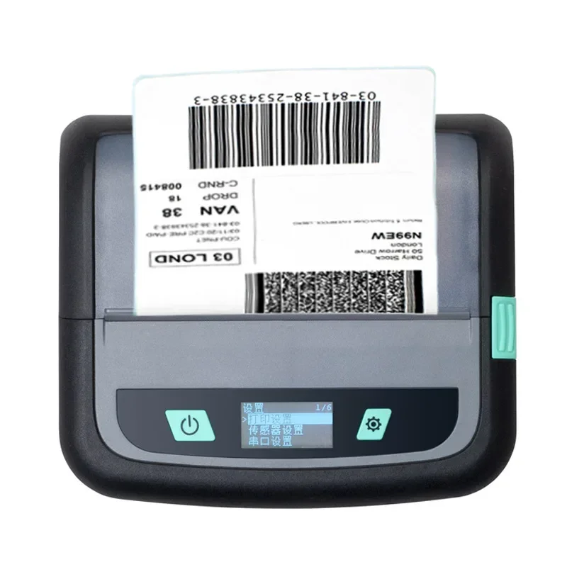 New Portable 4-inch Wireless Bluetooth Label Printer Express Logistics Thermal Barcode Printer