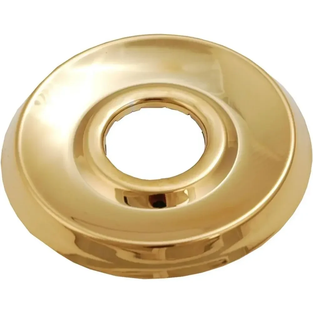 8 Polished Brass Two-Handle Shower Faucet with Porcelain Lever Handles - Model 34589PVD