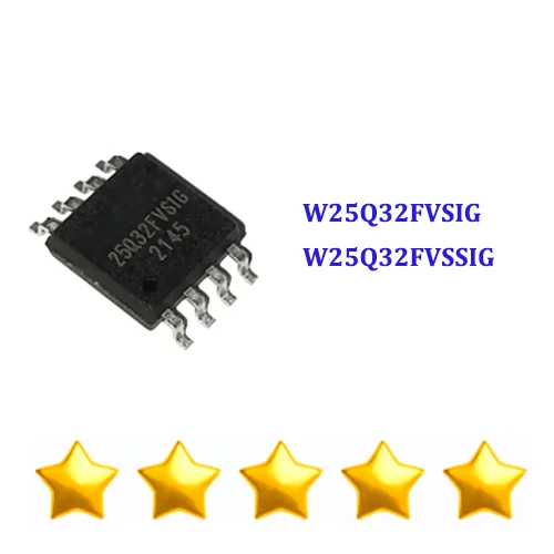 W25Q32FVSIG W25Q32FVSSIG W25Q32FVS W25Q32FV W25Q32F W25Q32 W25Q3 W25Q W25 IC FLASH 32MBIT SPI/QUAD SOP-8