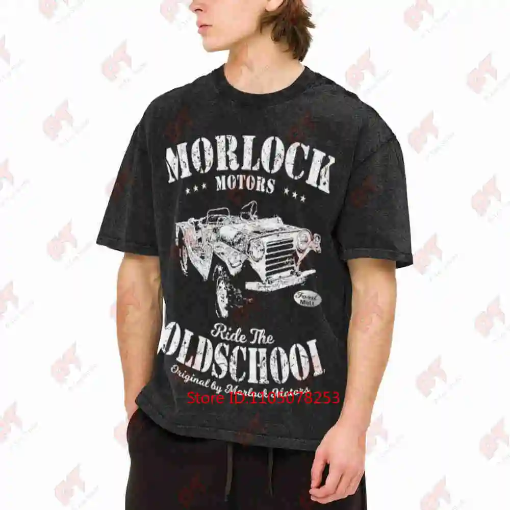 Morlock Motors Steel Buddies Catastrophe Vintage Washed Tee Pure Cotton T-Shirt