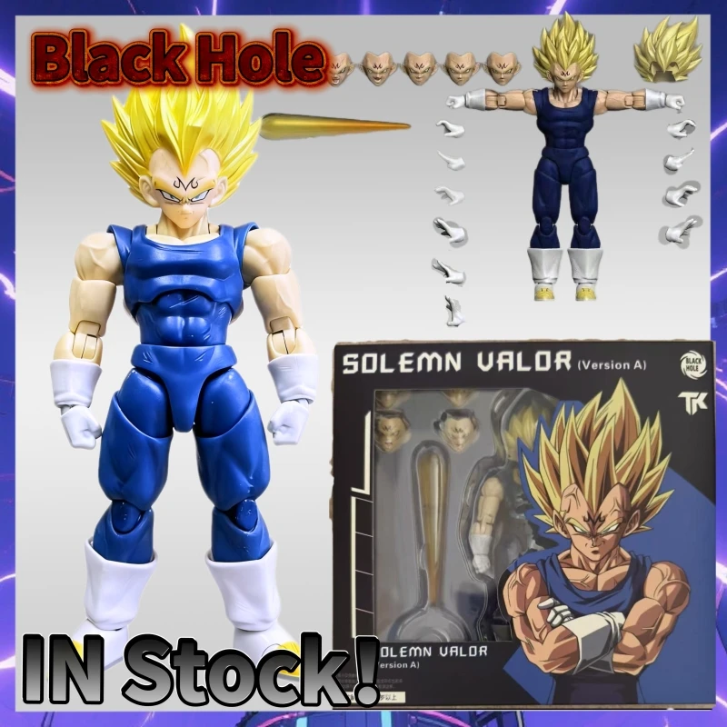 

В наличии Black Hole Toys & TK Dragon Ball Аниме Фигурка SHF SSJ Majin Vegeta Battle Фигурки Коллекционная модель Подарки Игрушка