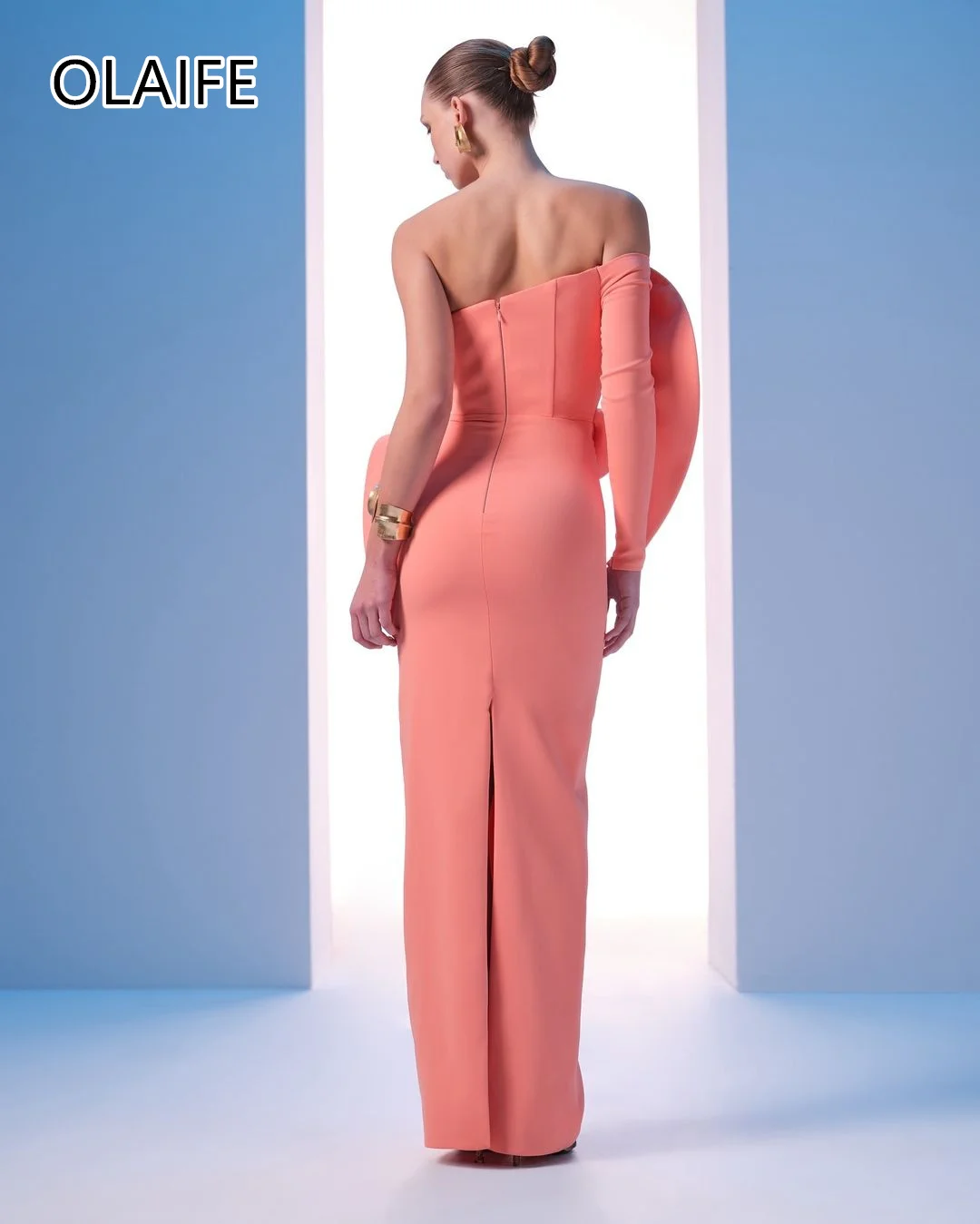 OLAIFE Evening Dresses for Women One Shoulder Celebrity Prom Gowns فساتين للمناسبات الرسمية sukienki wieczorowe eksluzywne 2024