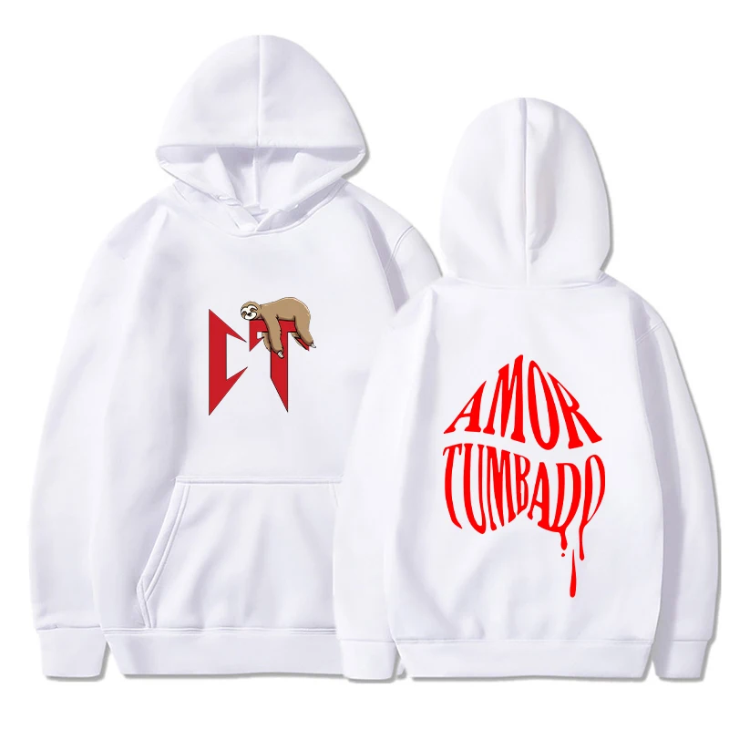 Corridos Tumbados Men's and Women's Fashion Trend Long Sleeved Hoodie Harajuku Casual Street Clothing Sweatshirt