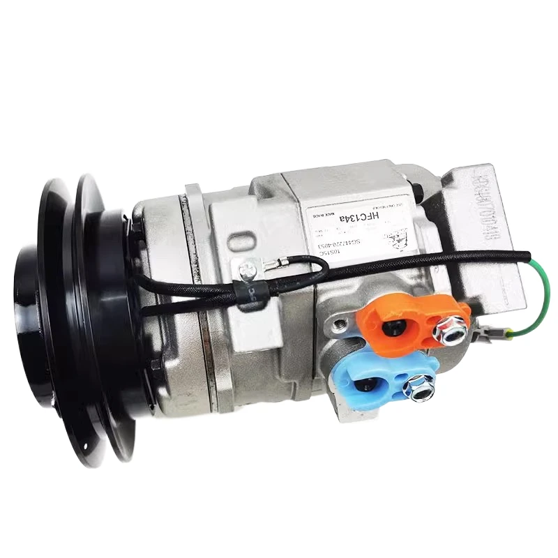 For Sany Sy75 135 205 215 235 305 335 365-8 Excavator Air Conditioning Cold Air Pump Compressor Excavator Parts