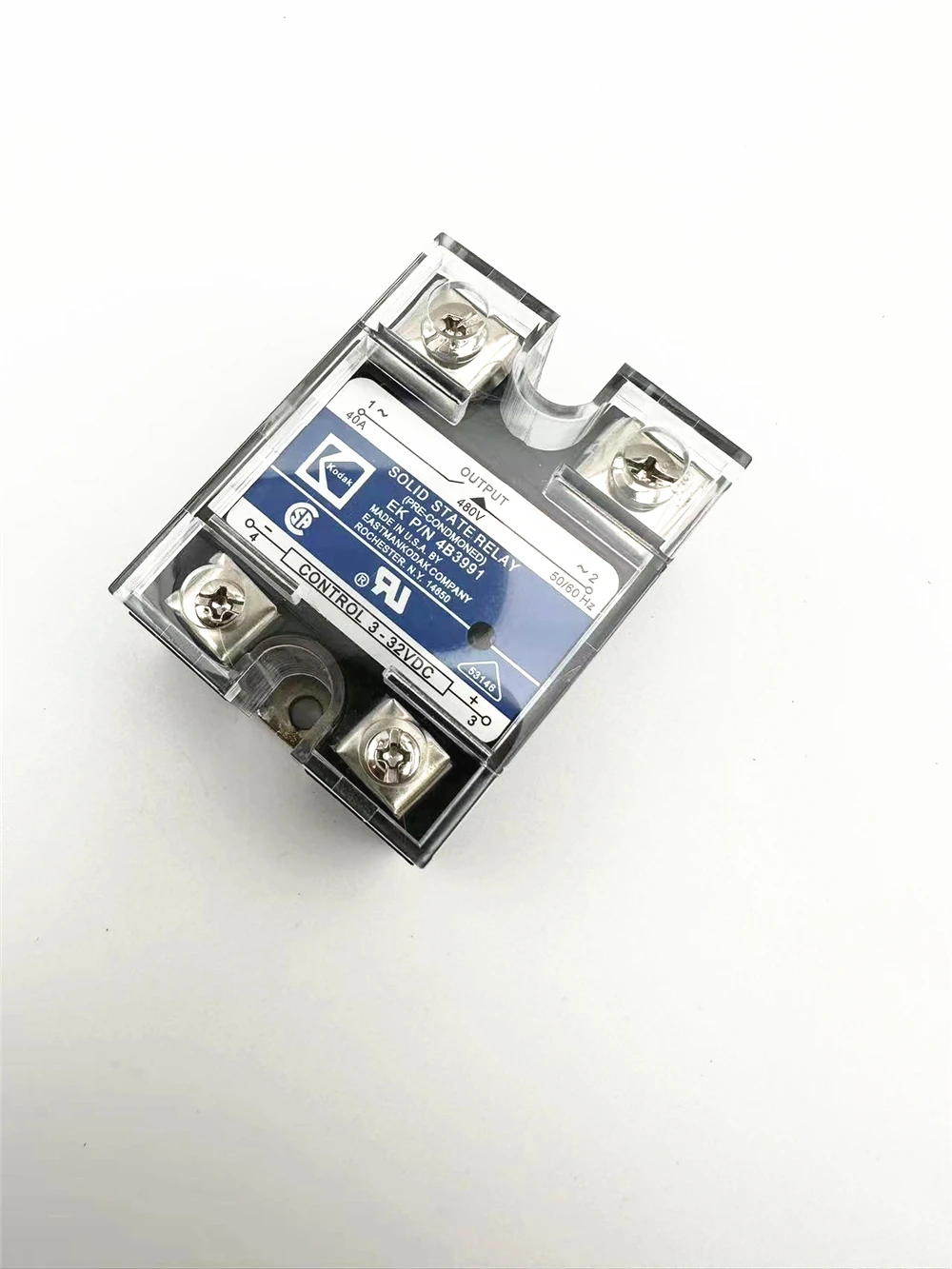 

Original imported solid state relay EK P/N 4B3991 (10A, 15A, 20A, 25A, 40A, 50A),60A(80A,100A,120A,150A,200A) quality assurance