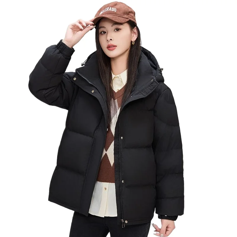2026 New Women's Cotton Jacket Short Parkas Winter Thick Bread Jacket Coat