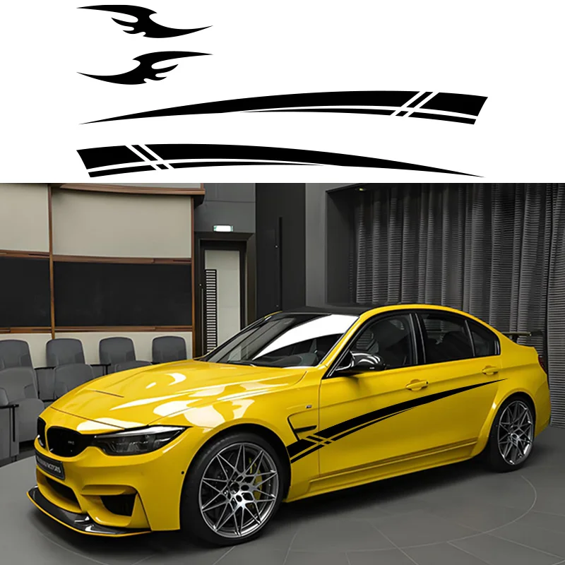 

For Honda Civic Car Hood Cover StickerS Auto Sides Body Vinyl Film Decor Decals Sport Stylish Graphics Tuning Accessories
