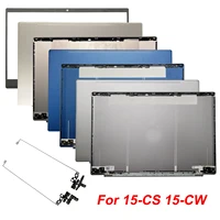 Nueva Cubierta Trasera LCD Plateada/Azul/Dorada para Portátil HP Pavilion 15-CS 15T-CS 15-CW 15Z-CW de 15.6 Pulgadas, Carcasa Superior, Bisel Frontal y Bisagras