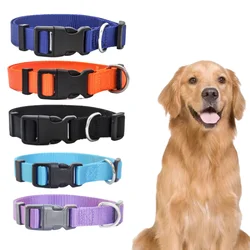 Adjustable Pet Collars Nylon Puppy Kitten Collar Strong Durable Neck Band Suitable For Small And Medium Cats Dogs Accessories