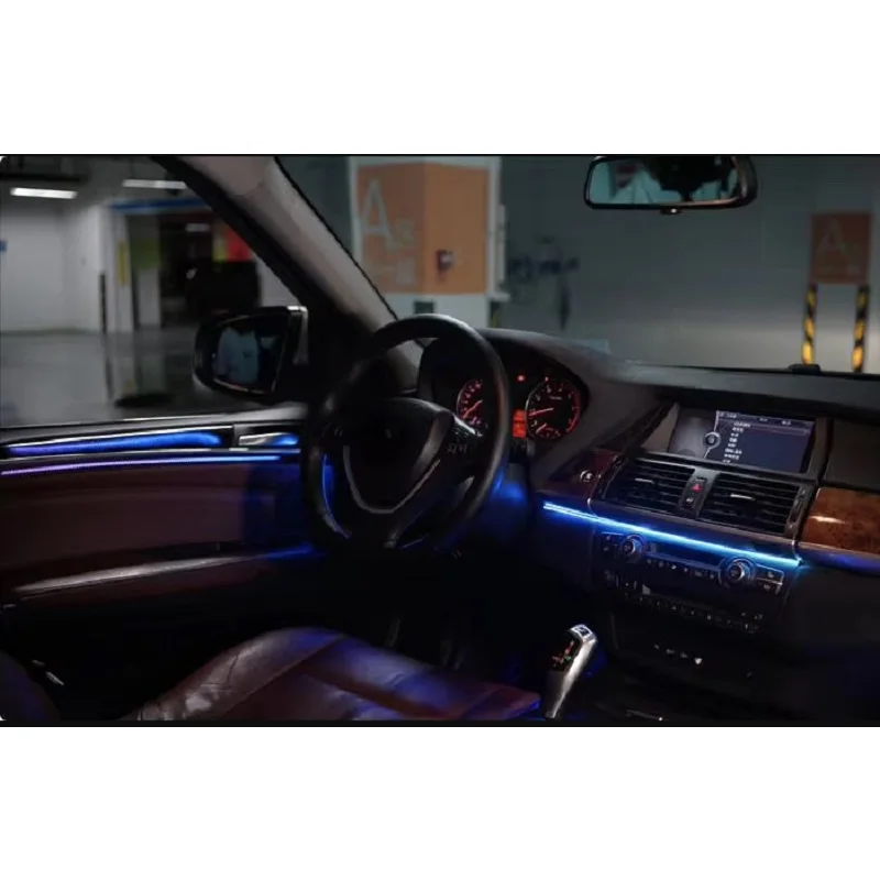 Ambient Light Kit For BMW X5 E70 2007-2013 Interior LED 64 Color Symphony Dynamic Atmosphere Lamp APP Control