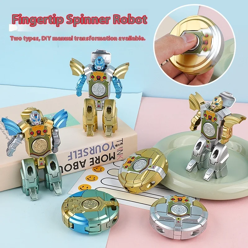 Kreative Mechanische Verformt Roboter Zappeln Spielzeug Hand Spinner Antistress Erwachsene Sensorische Spielzeug Fidget Spinner Gyro Kinder Spielzeug Geschenke