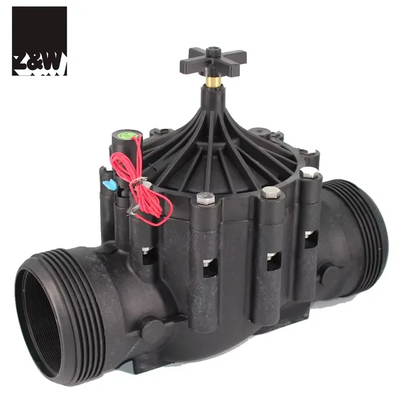 Irrigation Solenoid Valve 400PH IN-LINE AUTOMATIC SPRINKLER CONTROL VALVE DN100 9V PULSE AC 24V PLASTIC