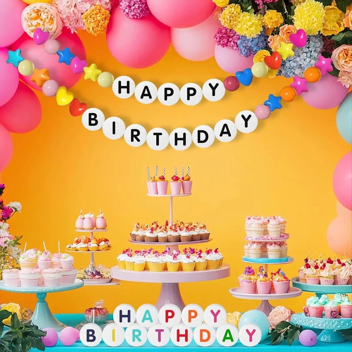 LUCK 36 Pieces Handmade Foam Circles, 3 Inch Foam Discs for Giant Friendship Bracelet Banner Birthday Decoration DIY Project