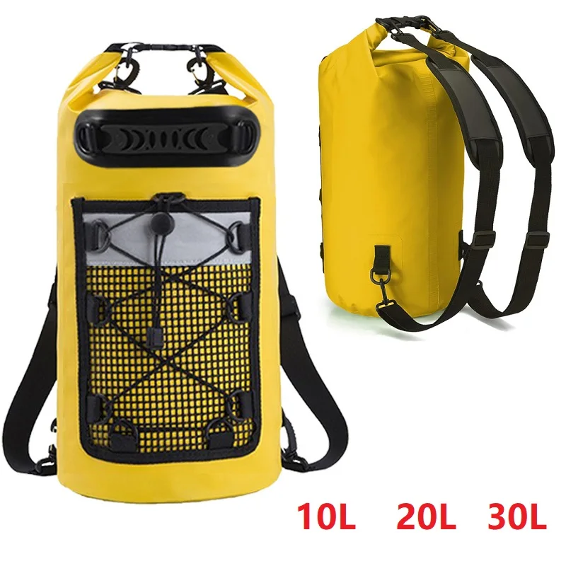 

Swimming PVC bag backpack 10L 20L30L men's and women's waterproof single shoulder kayak hiking, drifting, surfing, rowing bag