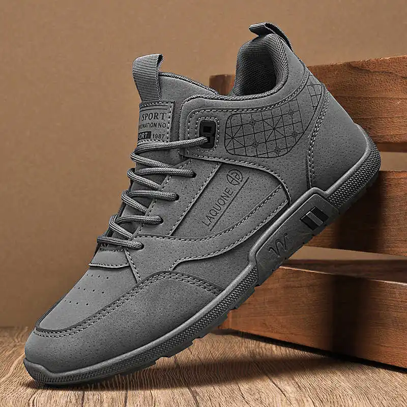 

Spring Round Foot All Terrain Men's Shoes Trekingshoes Men Walking Shoes Men Hiking Sneakers Sport Health Hand Made Tenis