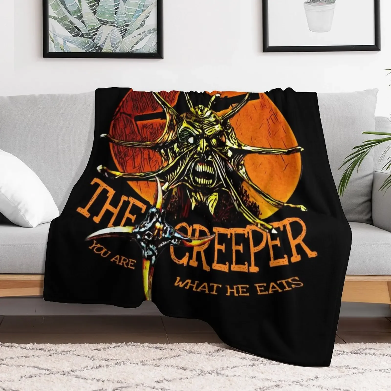 New The Creeper Jeepers Creepers Throw Blanket Decorative Beds Flannels Thin Blankets