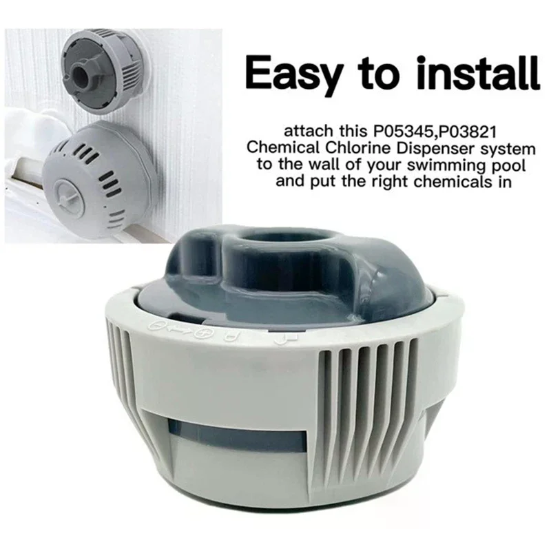 Chemical Chlorine Dispenser System P05345 P03821 Chlorine Dispenser Replacement For Lay Z Spa Hot Tub Spa Pool