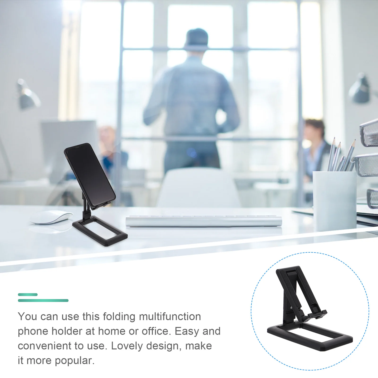 Computer Folding Mobile Phone Stand Office Laptop Foldable Desktop Cell Plastic Tablet