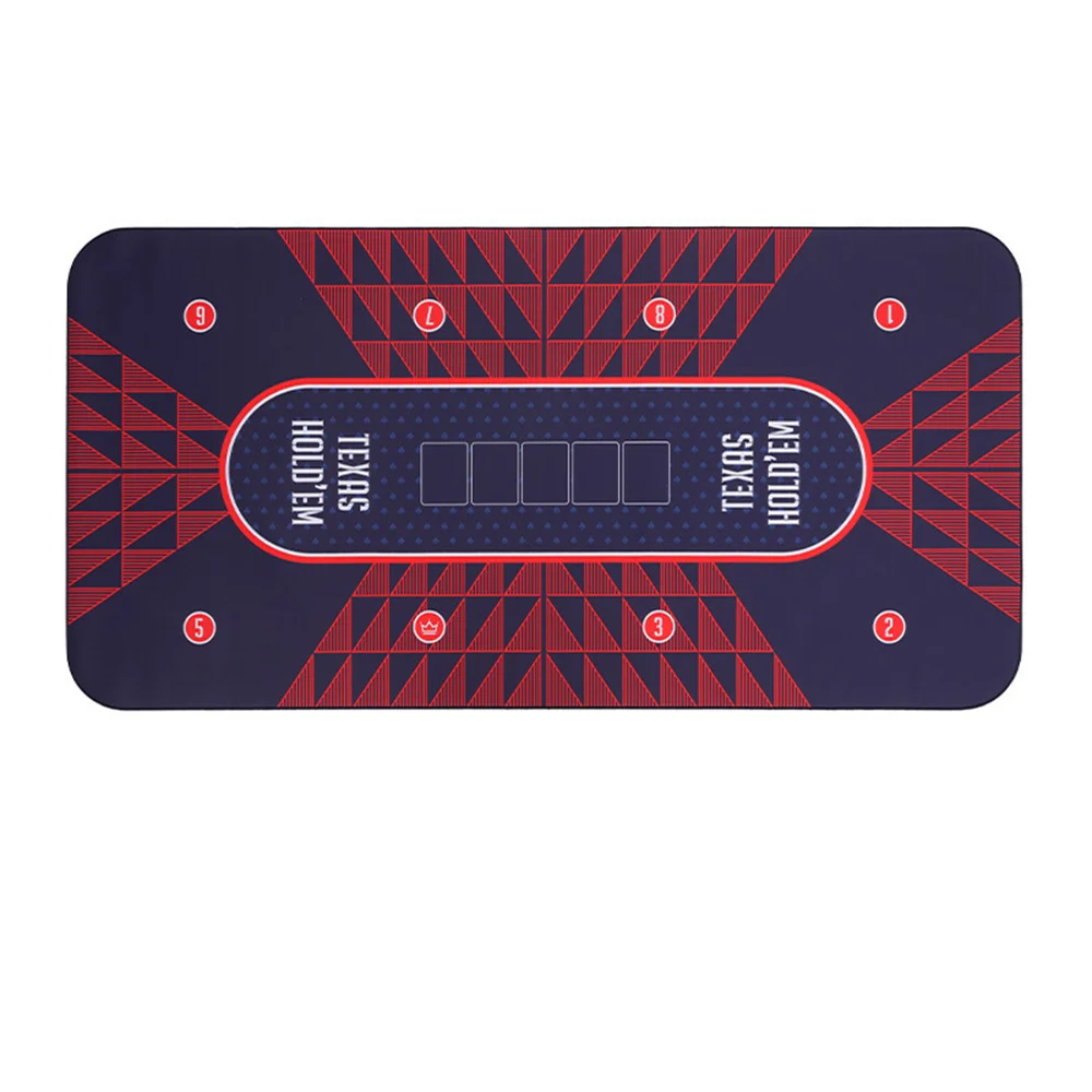 

Rubber Anti Slip Texas Hold'em Table Mat Thick Casino Poker Table Tablecloth Poker Mats for Party Entertainment Accessories