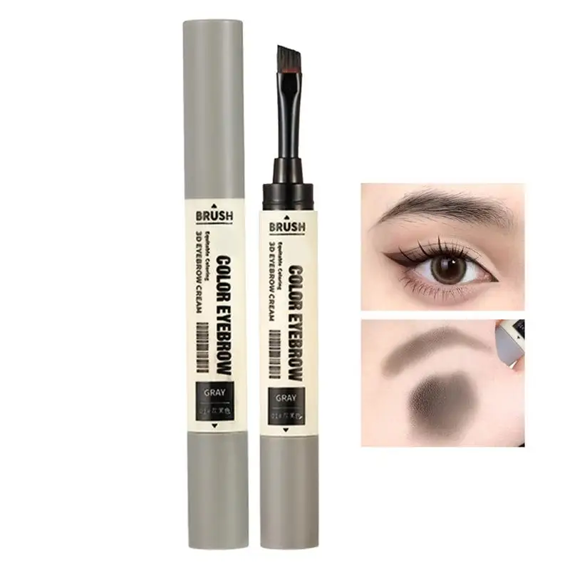 Crayon liquide imperméable pour sourcils, stylo de maquillage pour sourcils, cosmétiques, tatouage, marron, noir