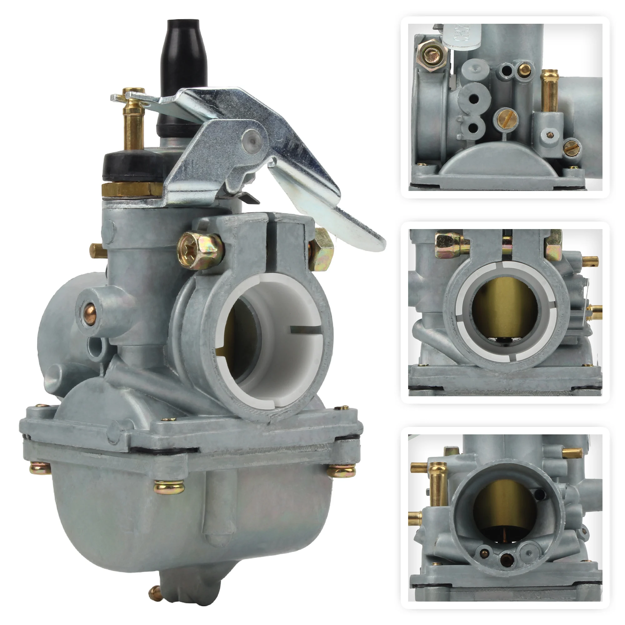 Motorcycle Universal 20mm VM20 Carburetor For 50cc 100cc 125cc Enduro Racing Motocross Dirt Bike ATV UTV Carb Accessories view 4