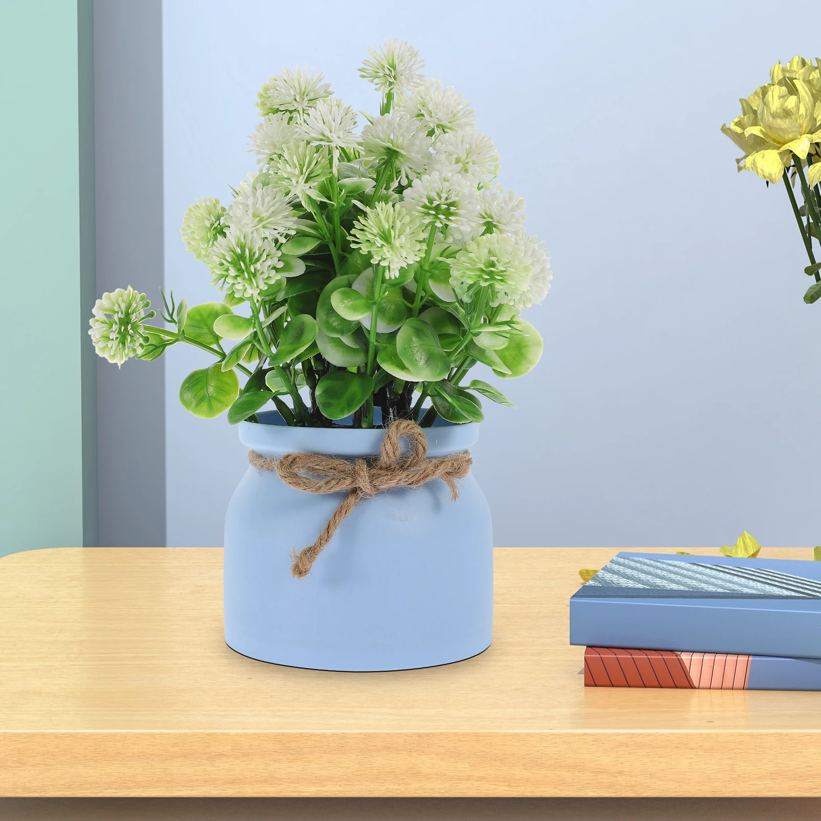 

Simulated Dandelion Ornaments Desktop Potted Plants Artificial Flower Silk Office