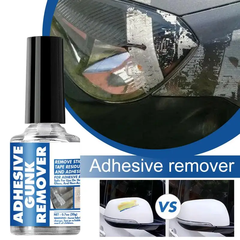 Dissolvant d'Adhésif pour Voiture, Spray Rapide, Étiquette, Colle, Nettoyant pour Autocollants, Bande de Résidus, 20g