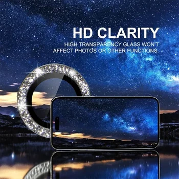 適用於 iPhone 17 Pro Max、17 Air、17 Pro、15、16 Pro Max 的相機鏡頭保護膜,鑽石金屬保護玻璃,也適用於 iPhone 14、15 Plus 鏡頭 10 最佳銷售 手機相機配件 - №1