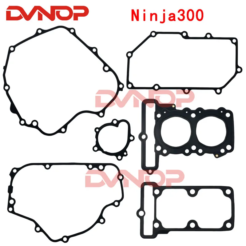 Motorcycle Complete Full Gasket Set for Kawasaki EX300 Ninja300 EX250 ER250 KLE300 KLE250 ABS 11005-0675 13-24