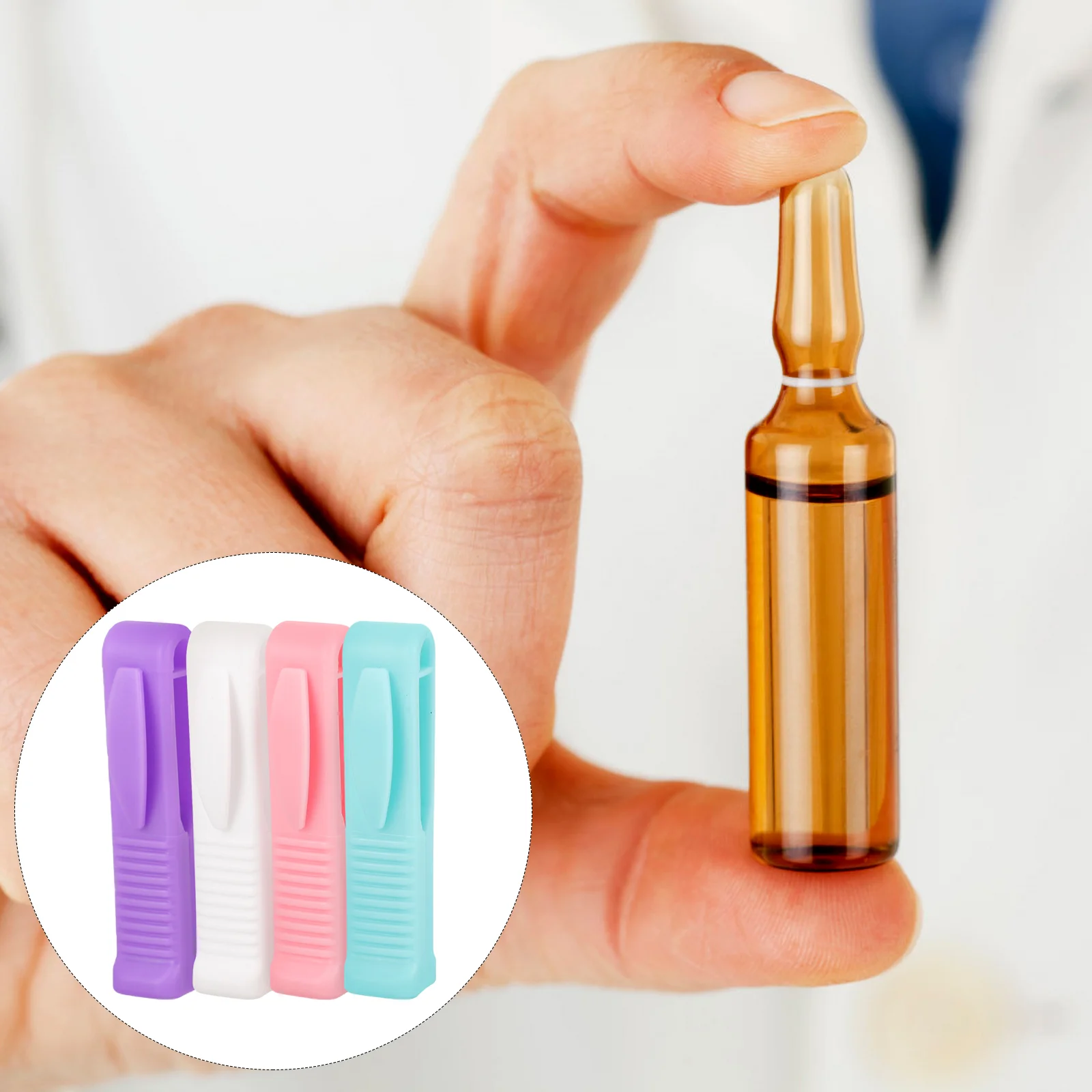 

8 Pcs Bottle Opener Vial Breaker Portable Ampule Groove Design Crusher Mini Nurse Small Plastic Cutting Tool