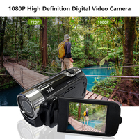 Portable 1080P high-definition digital camera 16MP 2.7-inch LCD screen 16X digital zoom built-in battery