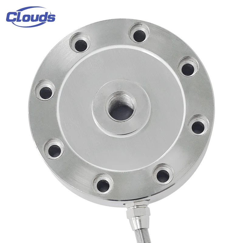 Clouds Compression and tension Spoke type load cell 300t Pancake load cell for Material testing