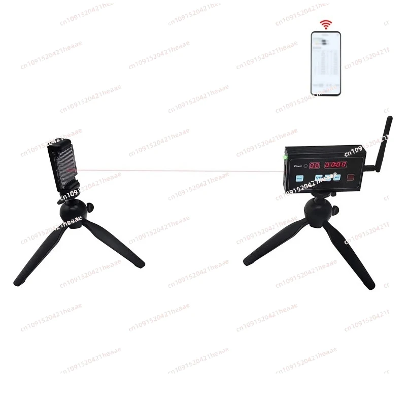 Suitable for LED running wireless radar laser timer, automatic data of race clock for sprinter track timing system