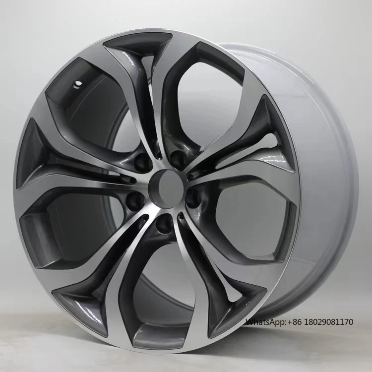 Popular Aluminum 16 17 18 19 20 21 22 23 inch black bronze Machined-faced forged car alloy wheel rims 5x120 for BMW