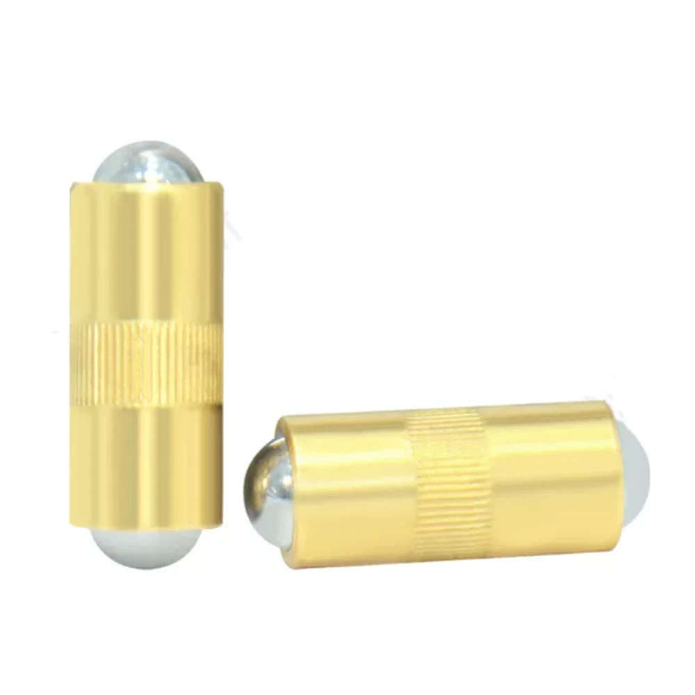 Dia 2.5~8mm Brass Double Ended Ball Spring Plunger Knurled Press Fit Ball Locating Pin Conveying Equipment Positioning Bead