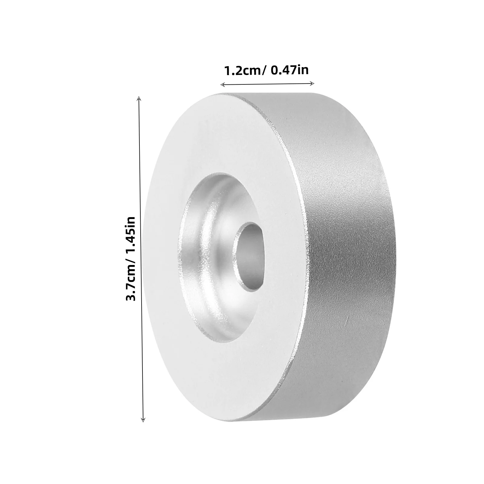 ターンテーブル用ビニールレコードアダプター 45 精密アライメントスタビライザー 強化された音質 明瞭なサウンド 耐久性のある耐摩耗性素材