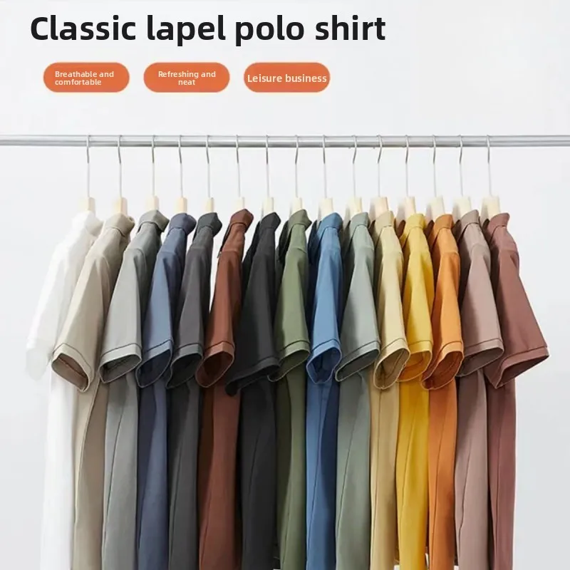 Breathable Casual Men's And Women's Short Sleeve Polo Shirts Customized Printed Logos Summer T-shirts Personalized Design Tops - Image 4