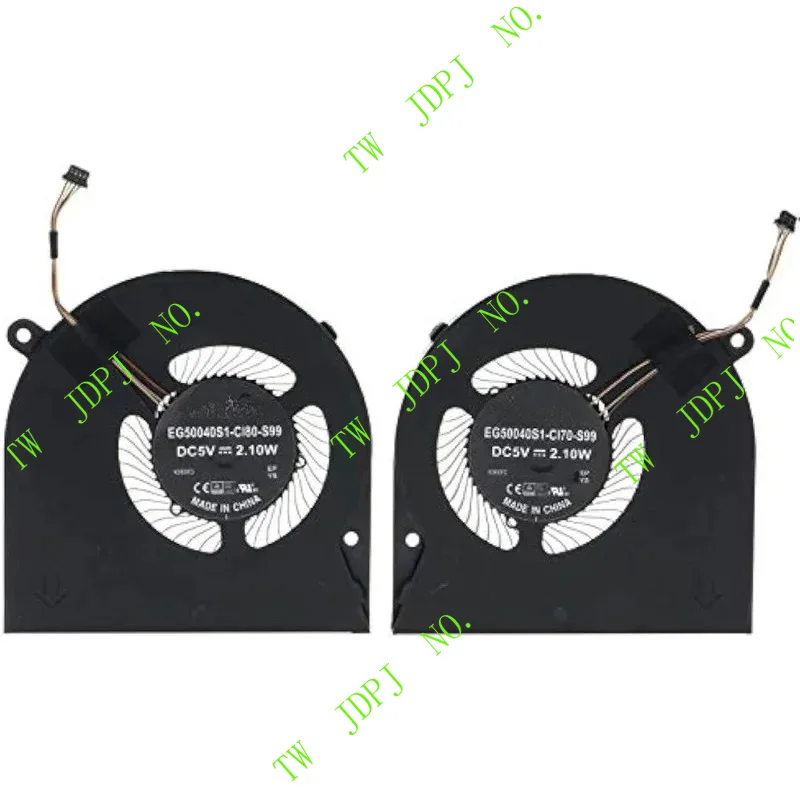 PJSE CPU GPU Cooling Fan For Razer Blade Stealth RZ09-0281 RZ09-02812 RZ09-02812E71 13