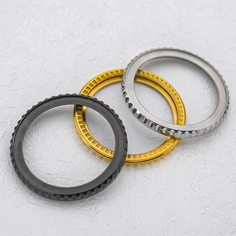 41mm Watch BezelStainless Steel Rotating Bezel for SKX007 SRPD Watch CaseRotating BezelDiving Watches Mod Replacement Parts