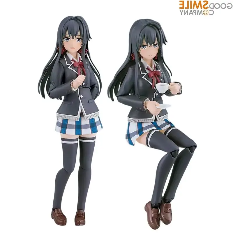 Original GSC figma#679 Yukino Yukinoshita My Teen Romantic Comedy SNAFU Climax PVC 14cm Charming Anime Character Toy Decoration