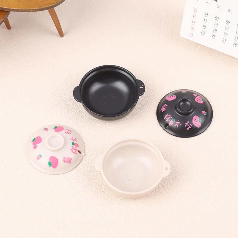 Dollhouse Miniature Kitchen Utensils Cooking Ware Mini Pot Boiler Pan Doll House Accessories