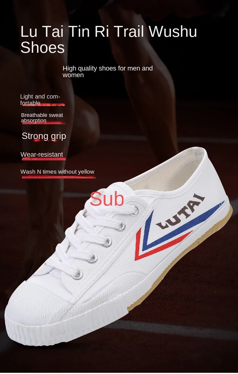 Baskets d'arts martiaux Feiyue Kung Fu en toile, style
